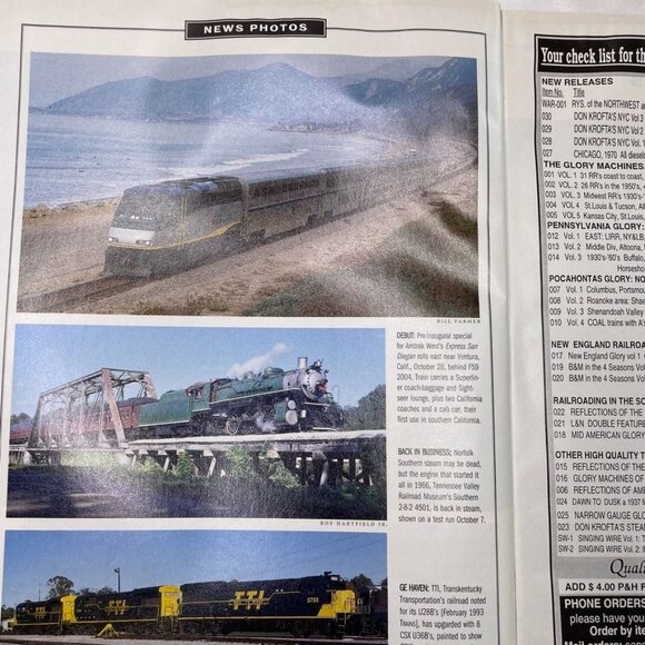 Trains Magazine of Railroading u February 1996 Vol 56 No 2 Private Cars Trave - Picture 6 of 10